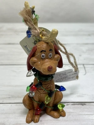Jim Shore Christmas Ornament "Max" the dog - The Grinch - 4" Tall - NEW