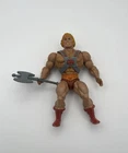 Vintage 1982 Mattel Masters of the Universe He-Man action figure with Battle Axe