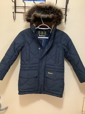 BARBOUR 6/7 YEARS KIDS NAVY PUFFER