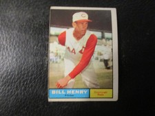 1961  TOPPS #66  BILL HENRY  REDS     EX+