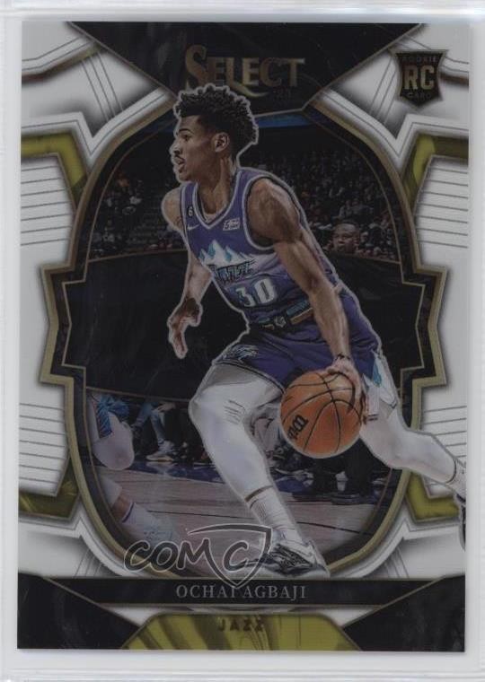 2022-23 Panini Select Concourse White Prizm 87/149 Ochai Agbaji #96 y8h