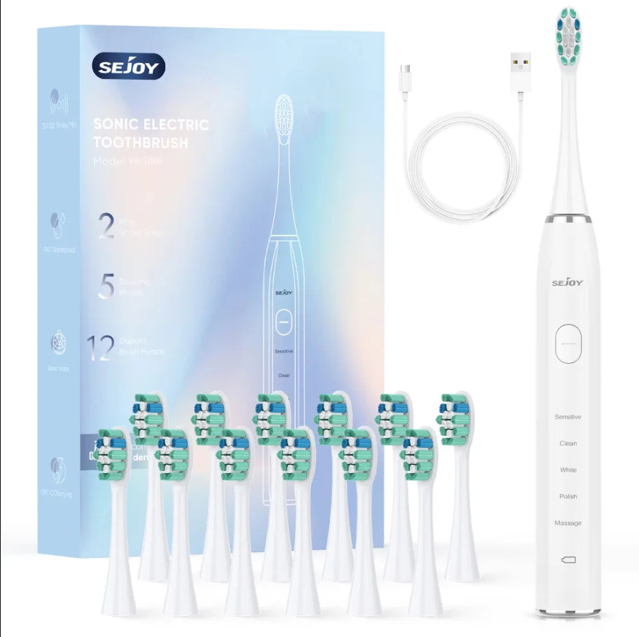 Sonic Electric Toothbrush Oral Cleaning Personal Care Applia