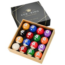 Pool Balls, 2-1/4" Regulation Size, Billiard Ball Set
