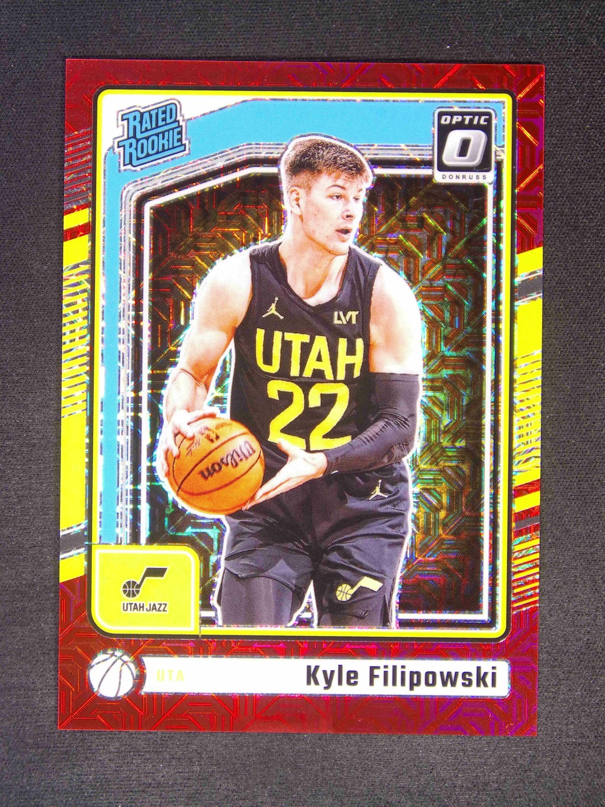 2024-25 Panini Donruss Optic Kyle Filipowski #300 RC Rated Rookie Choice Red /88