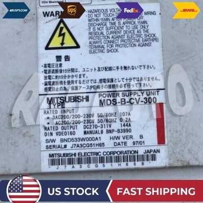 Mitsubishi MDS-B-CV-300 Power Supply Unit Removed From The Working Machine