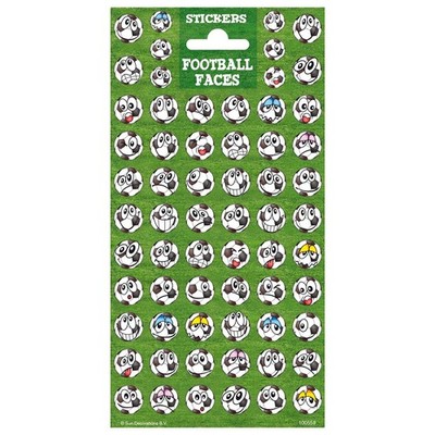 Totum-Aufkleberbogen Twinkle   Fußballgesichter