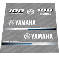 411 Decals Aftermarket Replacement for Yamaha 100 (2013) Outboard Decal (Stic...
