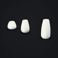 Vaso slanciato con nervature verticali | Stampa 3D