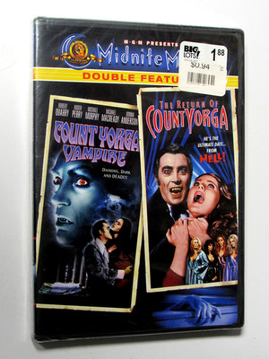 NEW Count Yorga Vampire & Return of / Midnite Movies DVD Double Feature FREE