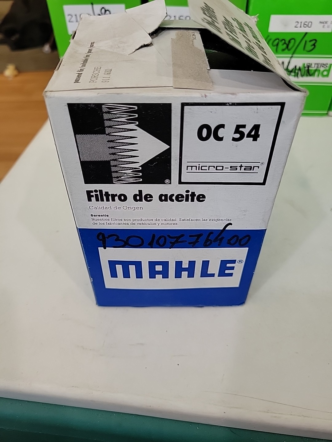 Engine Oil Filter-VIN: B Mahle OC 54  (D)