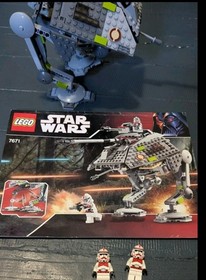 LEGO 7671 Star Wars: AT-AP Walker Complete w/Minifigs and Manual (no box)