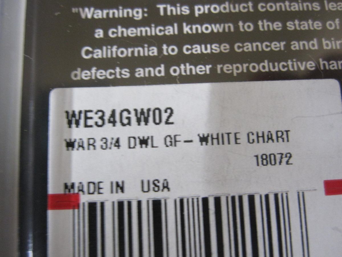 War Eagle Gold Frame Double Willow Spinnerbait 3/4oz #02 White Chart New Piano - Image 2