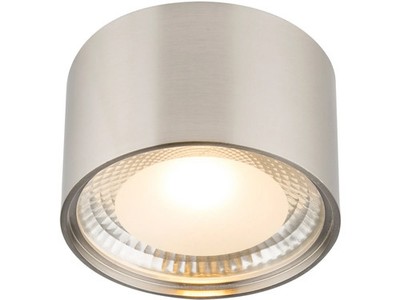 Globo LED-Deckenleuchte Serena Nickel matt Ø 11,3 cm