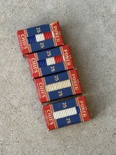 Vintage Dennison Poker Chips Lot4 Boxes 100 Noiseless Unbreakable Red White Blue