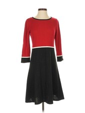 Nine West Women Red Casual Dress XS
