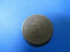 1875 LOW MINTAGE   INDIAN CENT ! -  SEMI KEY DATE - CIRCULATED