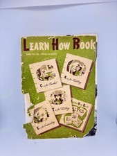 Vintage Learn How Book Crochet Knit Tatting Stitch Pattern Instruction Guide