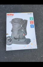 Nuby Baby Carrier with 3 Carry Positions, Adjustable Leg Support