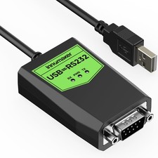 Industrial-Grade USB to Serial RS232 Adapter,USB to Male DB9, FTDI Chipset, E...