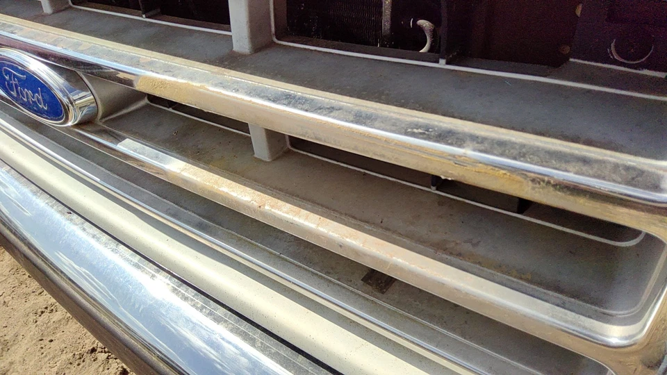 Ford F150 1987 1988 1989 1990 1991 parrilla delantera OEM cromo E7tz8200b Foto 4 de 4