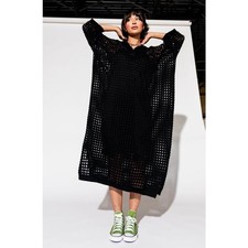 NWT Dressed In Lala Be Bold Oversized Knit Dress Black Small / Medium