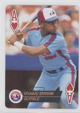 1993 Bicycle Baseball Aces Playing Cards Box Set Marquis Grissom #AH b4d