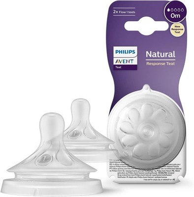 Philips Avent Responsives Beruhigungssauger Nat 0m 2er Pack (Modell SCY961/02)