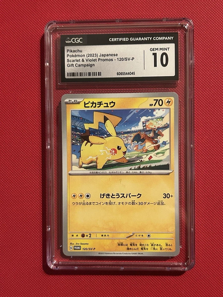 Pikachu Pokémon TCG Grade 10 Common Individual Collectible Card