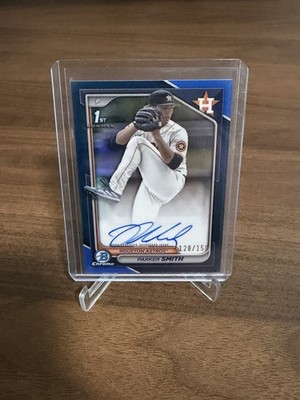 2024 Bowman Draft Chrome - Parker Smith 1st Auto Blue Refractor /150