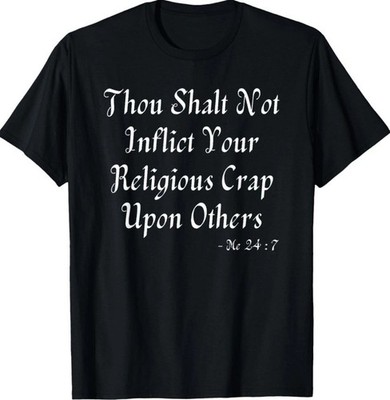 new, Funny Anti Religion Pun Pro Science Pro Facts Funny Atheist T-Shirt