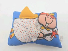 1990 Avon Tooth Fairy Fabric Pillow with Tooth Pocket Tale on Back 5x4"
