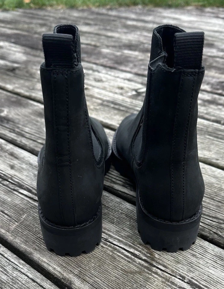 Thursday Everyday Boot Co. Legend Botas de Cuero Nobuck Negras para Mujer Talla 8 Nuevas Foto 3 de 4