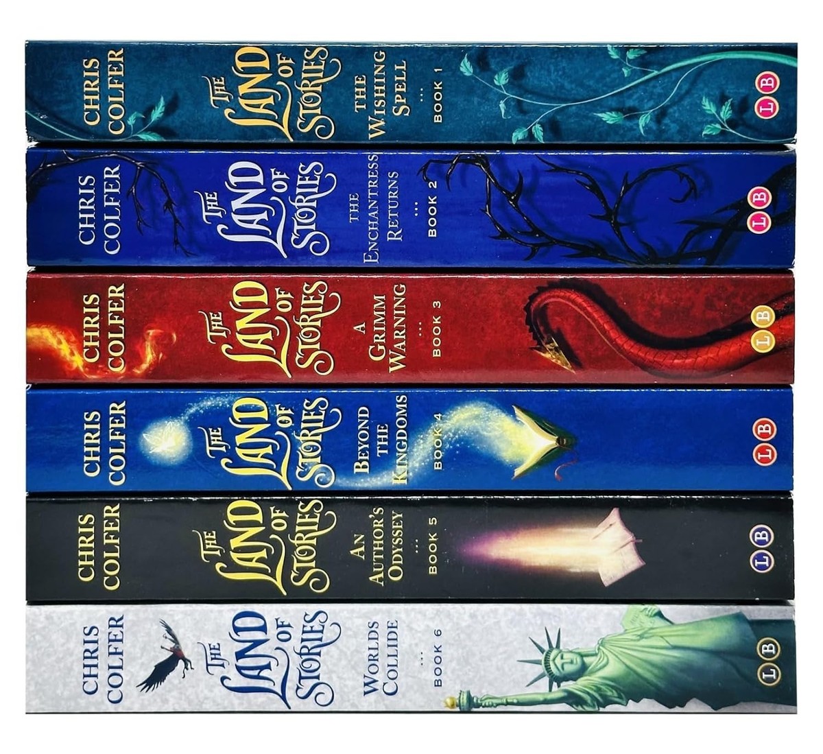 Land of Stories Complete 6 Books Collection Set by Chris Colfer