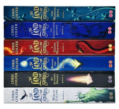Land of Stories Complete 6 Books Collection Set by Chris Colfer