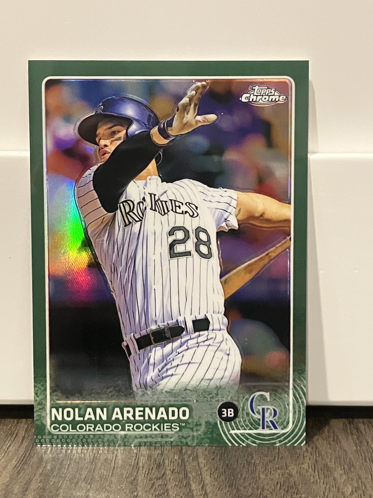 2015 Topps Chrome - Nolan Arenado GREEN Refractor /99   #66 
