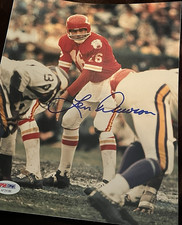 autographed 8 x 10 photo Len Dawson psa aut. Superbowl mvp Kansas City Chiefs