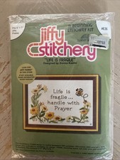 Jiffy Stitchery Life is Fragile ... Handle wi...