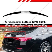 Heckspoiler Schwarz Glänz Für Mercedes Benz E-Klasse Limousine W214 2024+