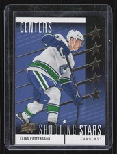 2019-20 Upper Deck #SSC-10 Elias Pettersson Shooting Stars Card 