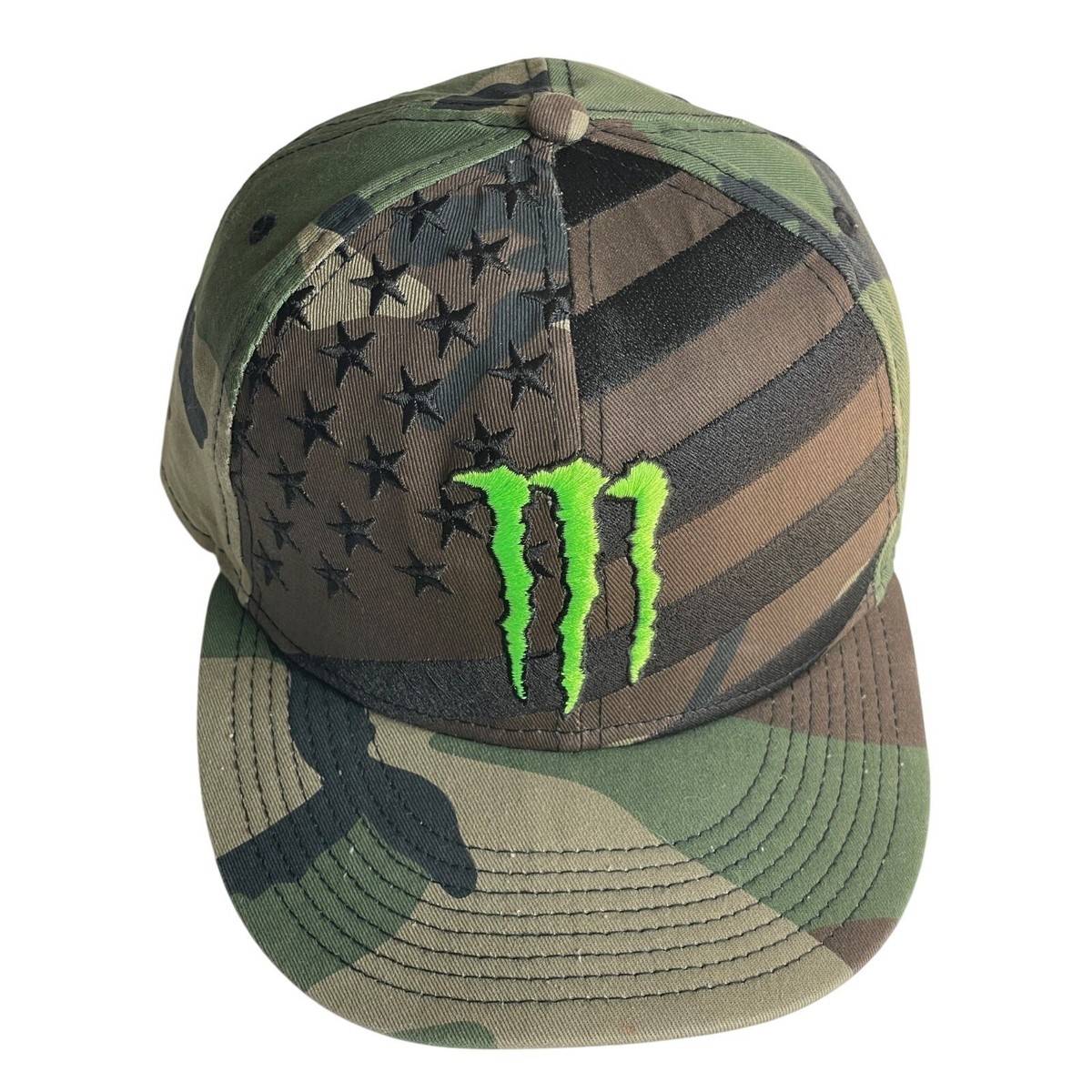 Monster  energy モンスターエナジー　キャップ　new era Monster Energy New Era 9fifty Athlete Snapback Hat Cap Camo Flag