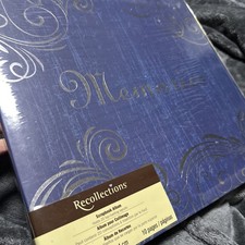 Recollections 12x12 Multicolor Scrapbook Album 10 Top Loading Pages