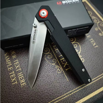 Boker Magnum Ultra-lightweight Folding Knife G10 Handle EDC Tactical Free ship