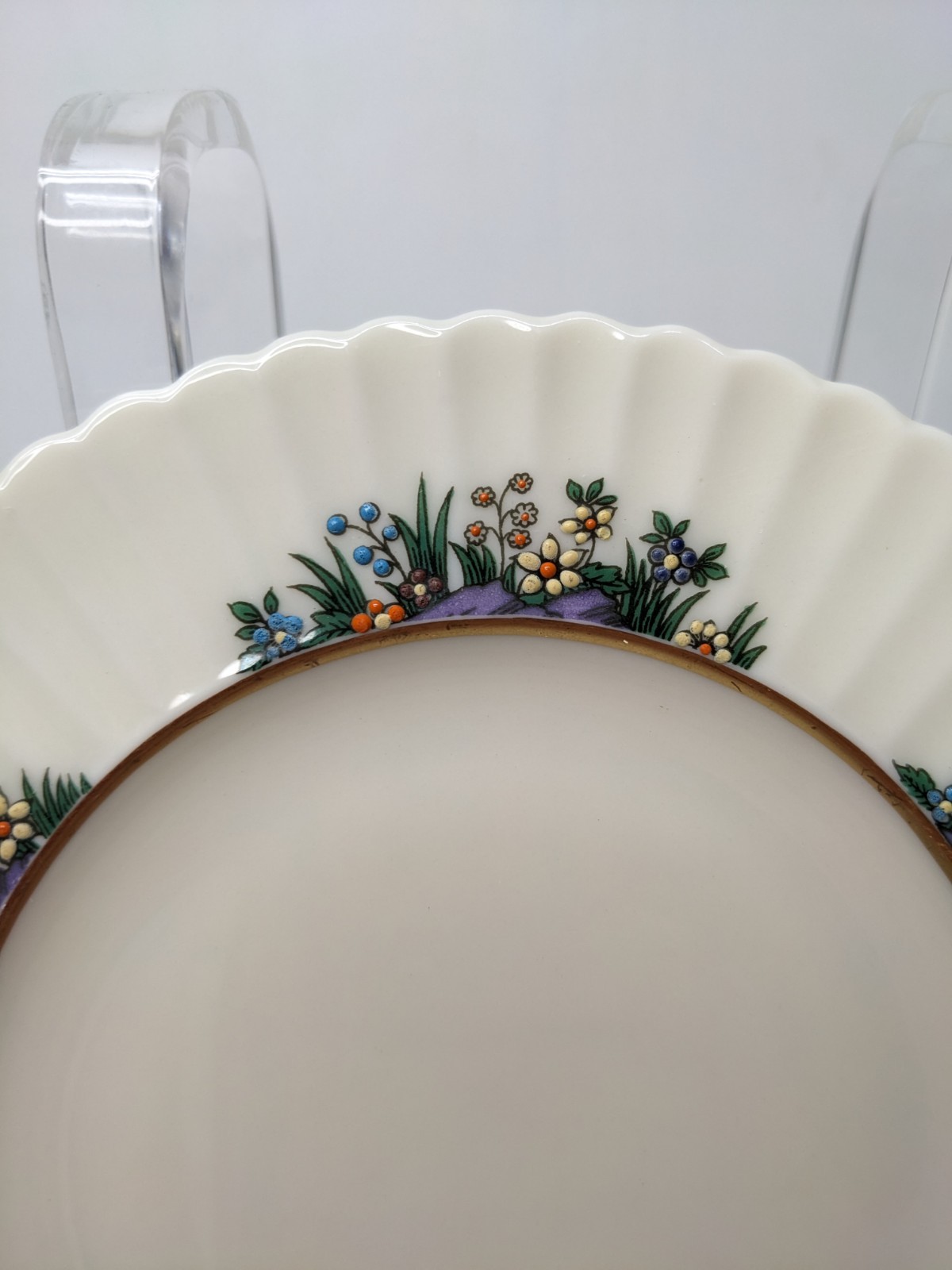 Set of 5 Lenox Rutledge Bread & Butter Enameled Plates