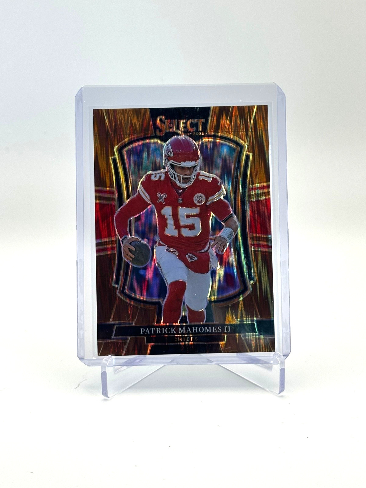 2025 Panini Select - Premier Level Patrick Mahomes II Copper Prizm Shock /899