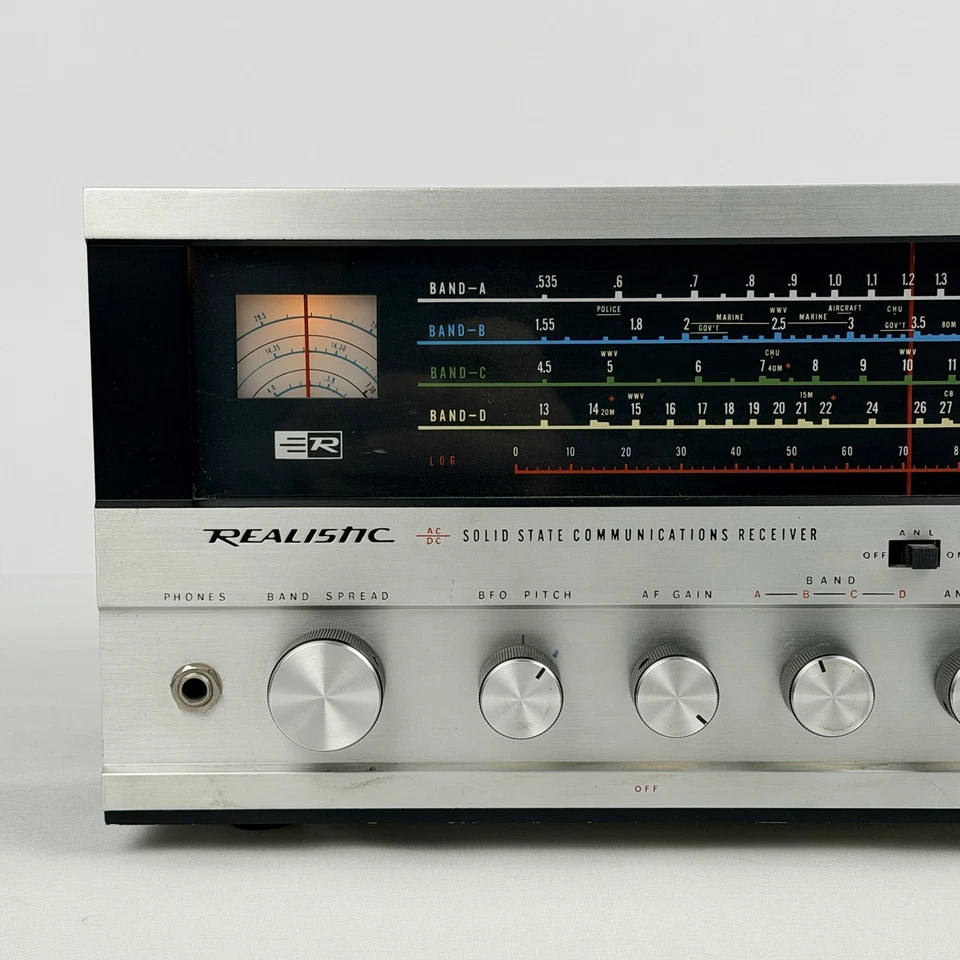 Realistic DX150A Solid State Communications Receiver Shortwave HF Radio Tested - Image 2 of 4