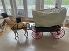 Vintage Marx  Johnny West Covered Wagon Set Plus Lots Of Accessories