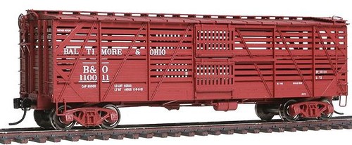 Walthers 920-108801 escala HO Baltimore y Ohio 40' Mather Stock Car #110011 | Zustand: New