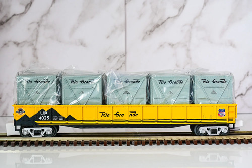 Coche góndola MTH Denver y Río Grande con contenedores LCL 4025 | Premier | Escala O | Zustand: New