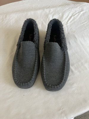 NEW Rothy's Men's The Slipper Merino Wool in Mountain Grey Size 8