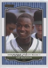 2008 Razor Signature Series Blue 17/25 Tim Beckham #1 0b6